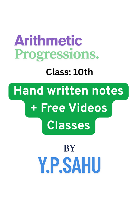 Arithmetic Progressions Class 10th Hindi